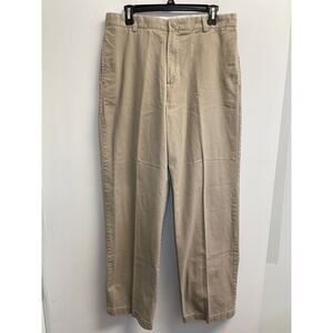 Chaps True American‎ Chino Khakis Men's 34/34 Classic Straight Fit Pants Brown